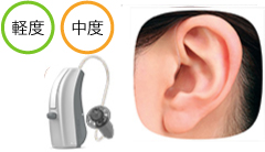 熊本のキクチめがね宇土シティモール店のオープンフィット耳かけ型 補聴器