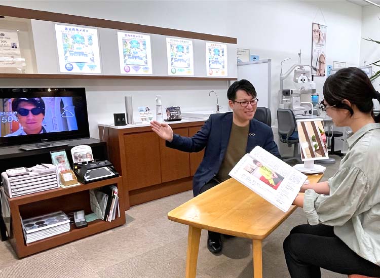 生活体験コーナーは熊本・宇土のキクチめがね宇土シティモール店にございます